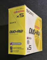 Lot de 5 DVD+RW Sony 4.7GB sous blister
