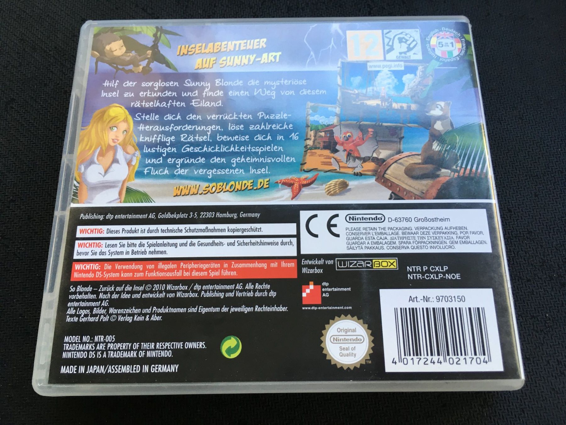 Nintendo Spiele: So Blonde - Nintendo DS – Gebraucht aus St.Gallen von sjosjo 1