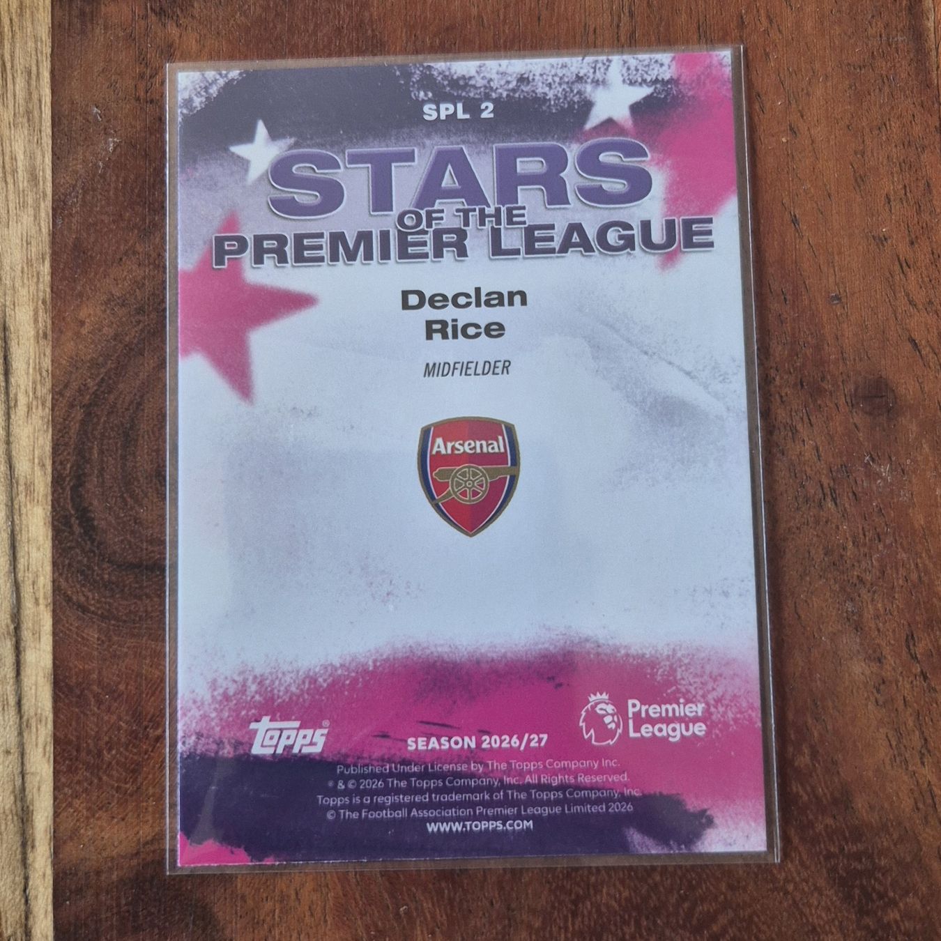 Topps Carte collezionabili: Declan Rice - Topps Premier League 26/27 SPL2 – Nuovo (secondo la descrizione) da Genève venduto da RazenGan_777 1
