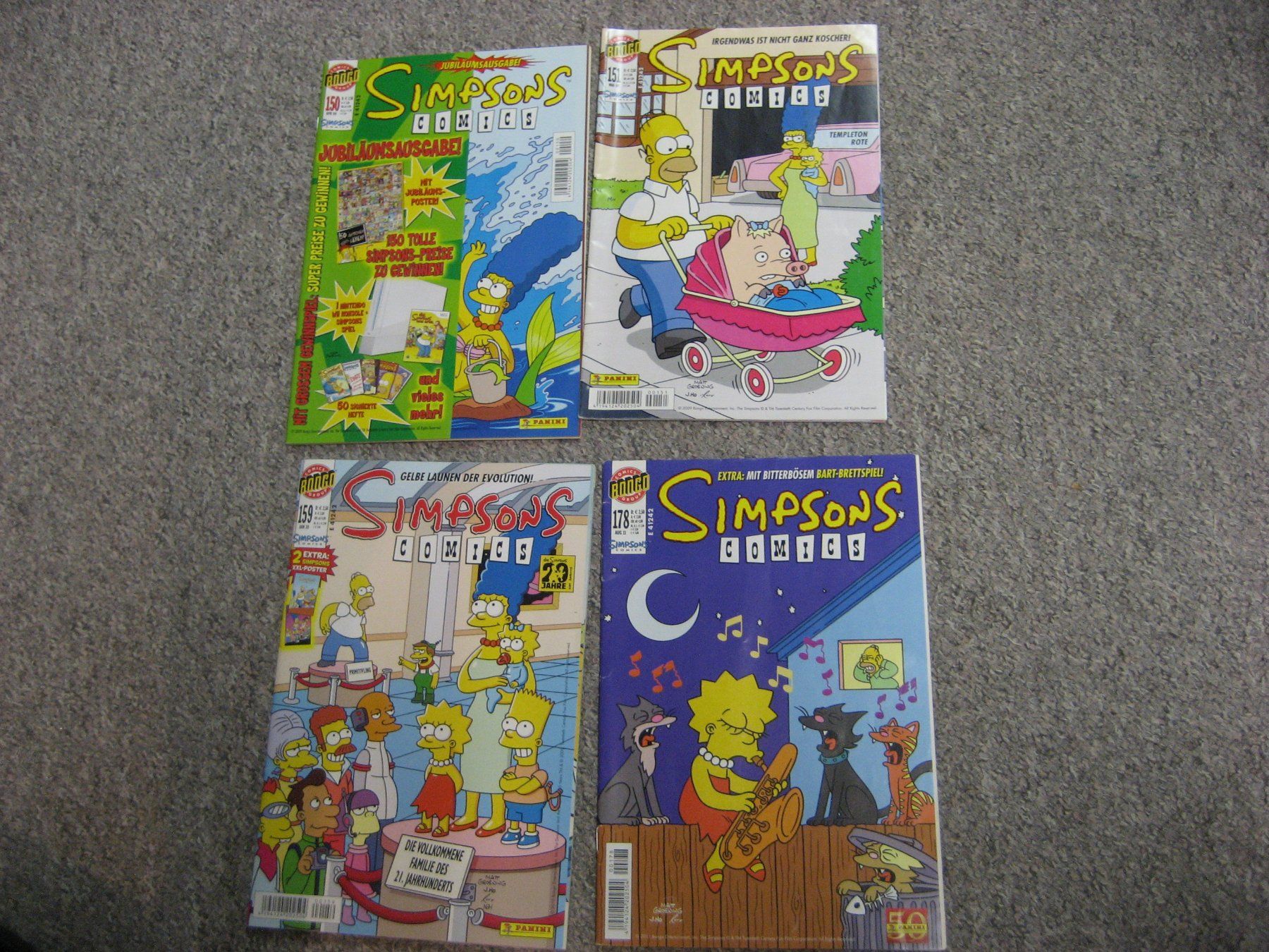 BD: Simpsons 150,151,159 + 178 – D'occasion à Bottighofen par Spiderman61
