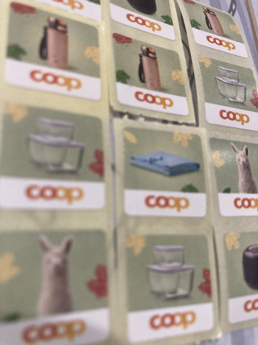 Coop Sammelmarken & -punkte: 30 Märkli Coop – Neu und originalverpackt aus Zürich von mar_yb5j 1