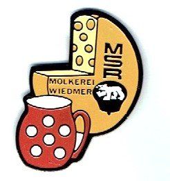 Placchette & Badge: Molkerei Wiedmer – Usato da Hinterkappelen venduto da Schampus