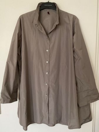 HOVMAN Long Bluse Gr 44 grosszügig geschnitten Taschen