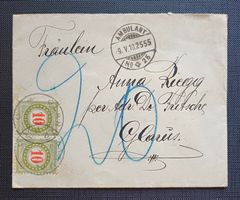 Schöner NACHPORTO Brief Glarus 1910