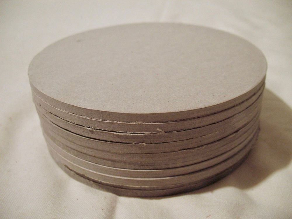 10x Karton Teller Papp Deckel Rondellen Scheiben rund (Neu (gemäss ...