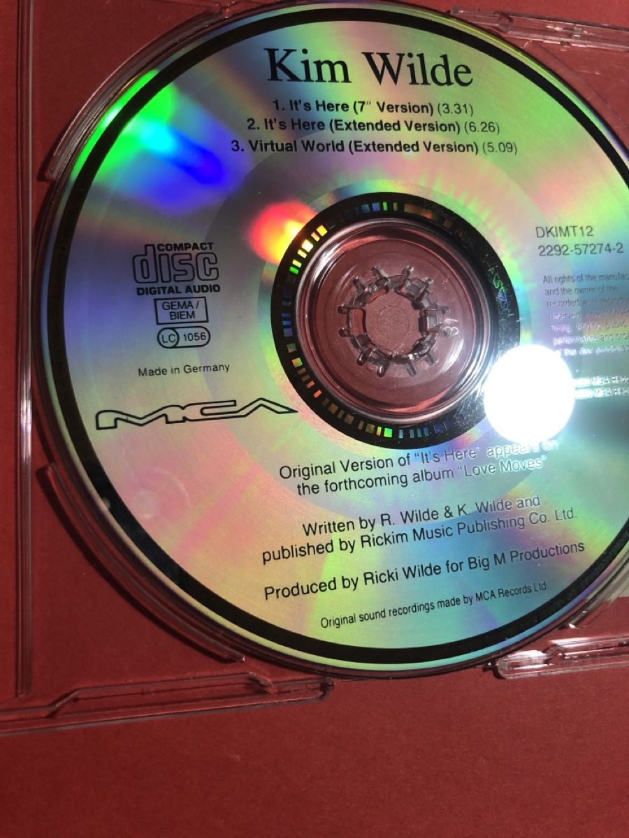 CD: Kim Wilde. It's here. CD Single 1990 guter Zustand – Usato da Flaach venduto da rubo7 2