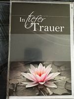 Trauer Karte Anteilnahme Beileid Mitgefühl Karten