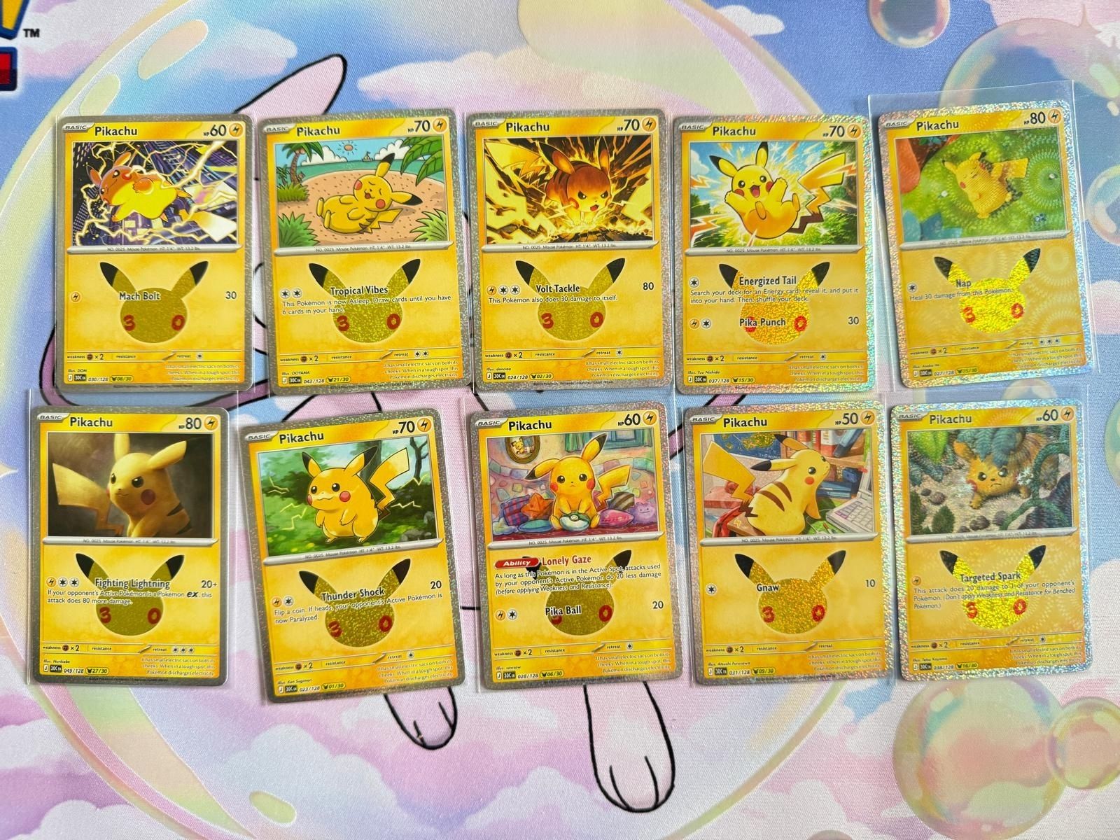Pokémon Sammelbilder & Trading cards: Pokemon Pikachu 30th 10stk – Neu (gemäss Beschreibung) aus Sempach von Bluegirl86