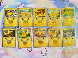Pokemon Pikachu 30th 10stk