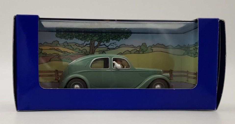 Voiture Tintin Aprilia Emir N°44 1/24 - Moulinsart, Neuve Sous Blister Scellé