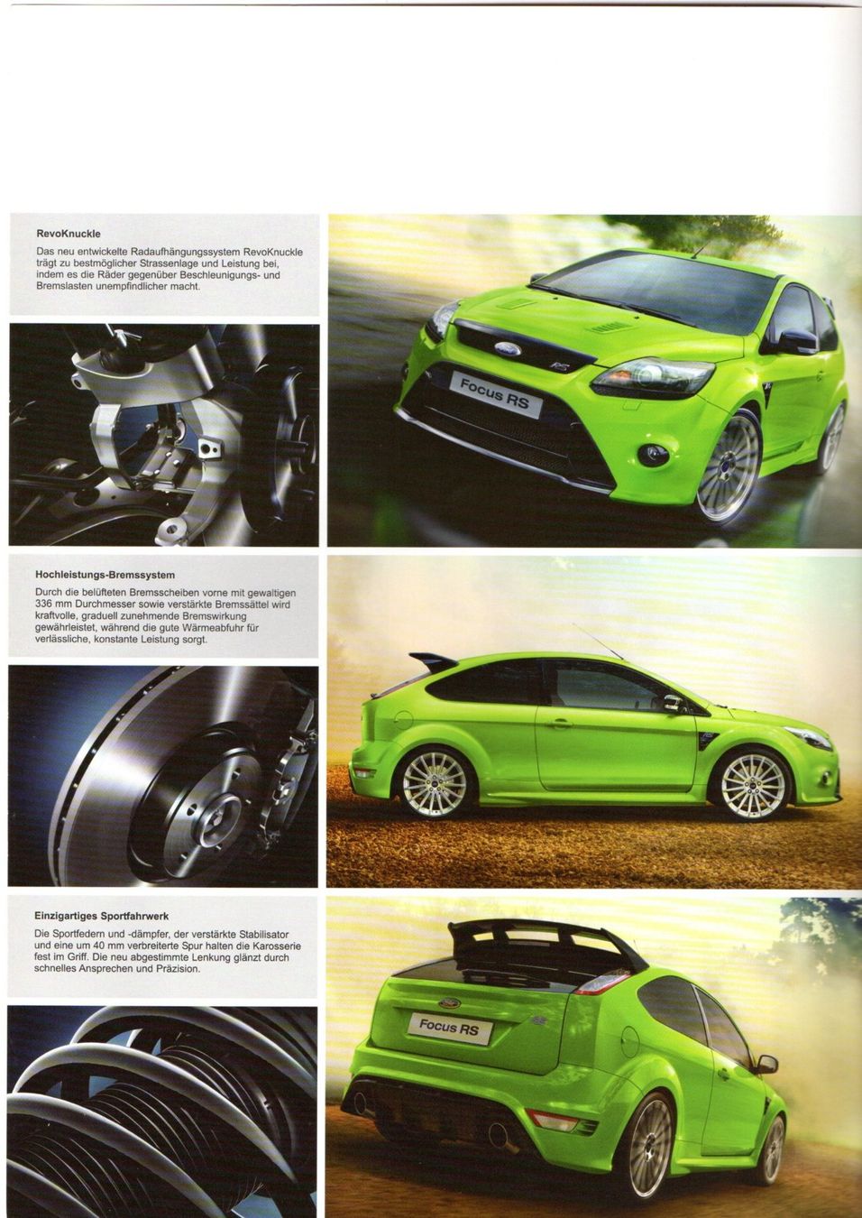 Ford Automobili: Ford Focus RS  - CH-Original Prospekt – Nuovo (secondo la descrizione) da Malans GR venduto da Chueche427 2
