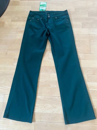 HYDEE Damen Hose, Gr. 40, Dunkelgrün, NEU