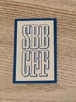 Litho Werbe Vignette / SBB CFF - Ausgabe ca. 1930