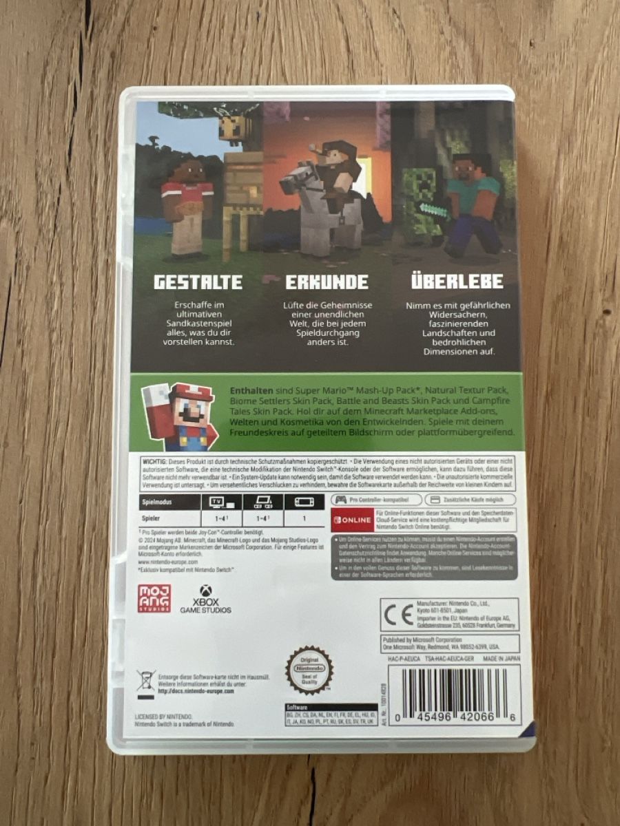 Nintendo Jeux: Minecraft Nitendo Switch 1 – D'occasion à Oberbipp par MABU1988 2