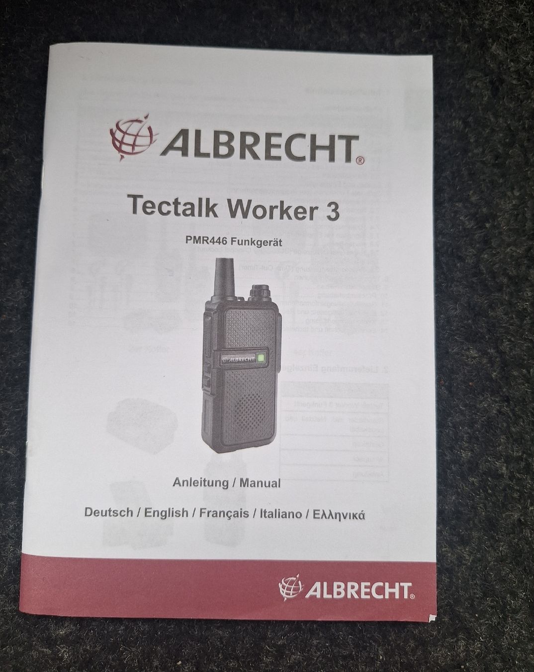Technique de radiocom: FUNKGERÄT ALBRECHT NEU  – Neuf avec emballage d'origine à Niederwangen BE par pfiff02 3