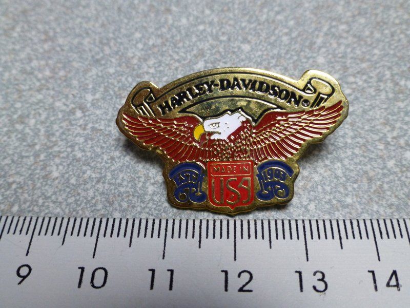 Placchette & Badge: PIN PINS HARLEY DAVIDSON HOG ABZEICHEN CHAPTER BADGE – Usato da Gränichen venduto da Jumbo77