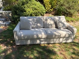 DONNE Sofa-Lit gris - Bon Etat General (à prendre à FOUNEX)