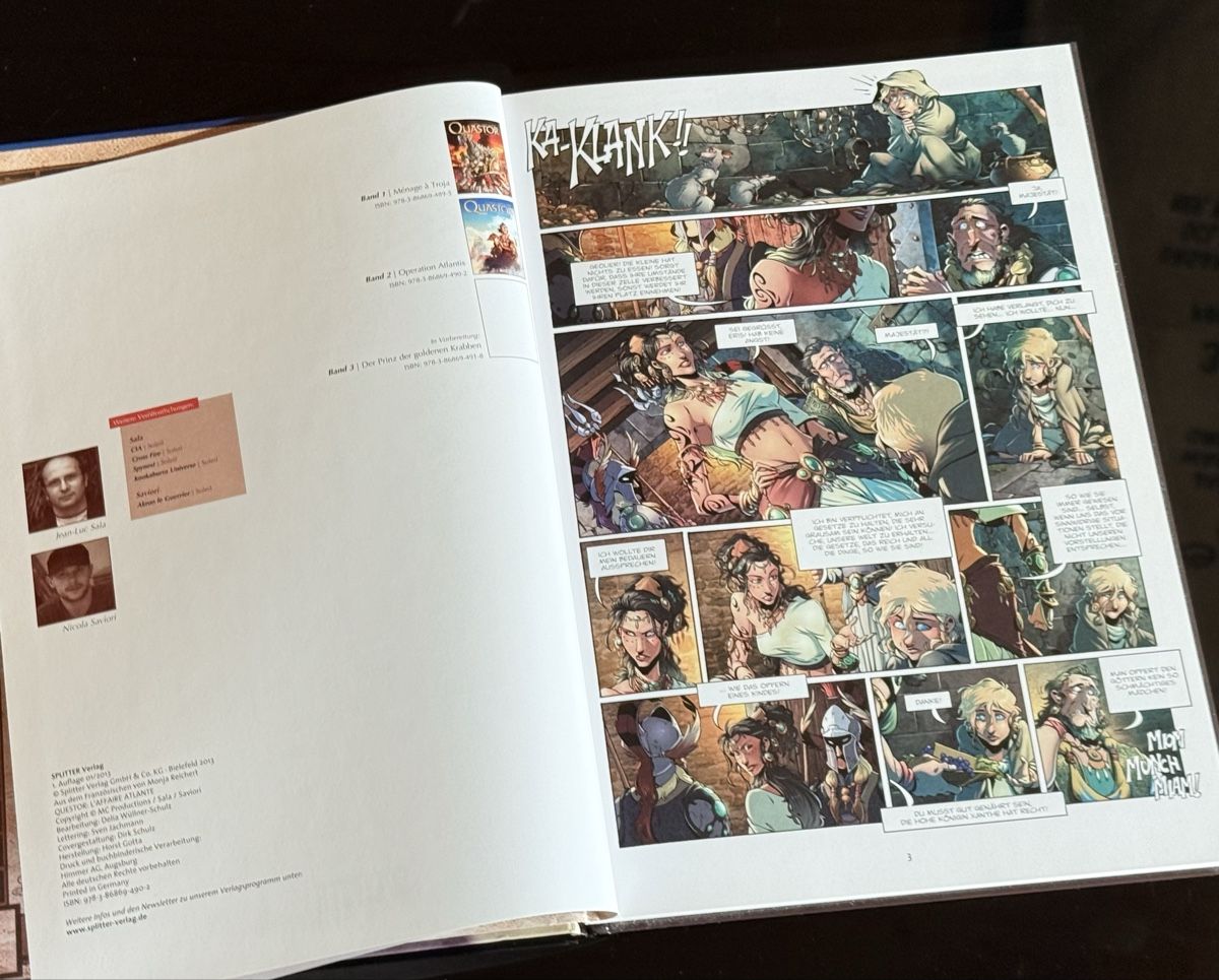 Fumetti: Splitter: Quastor 2. Operation Atlantis, Comic, Top Zustand! – Usato da Zuerich venduto da SonderArt-Wertgut 2