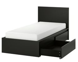 Ikea MALM hoch Bettgestell mit 2 Schubkästen