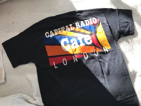 Capital Radio Cafe London T-Shirt, Schwarz,, L ungetragen