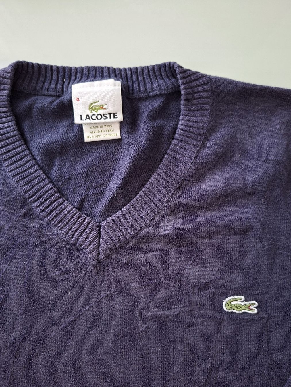 Lacoste Maglioni & Felpe: Pull Lacoste Homme bleu marine, Taille 4 - – Usato da Renens VD venduto da ser_j2fn 3