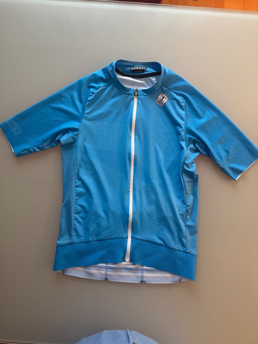 Canottiere & Pantaloni: BIORACER Blaue Rennrad Jersey – Usato da Wetzikon ZH venduto da hypebeast