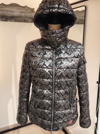 Desigual Steppjacke schwarz metallisch Grösse 40 neu