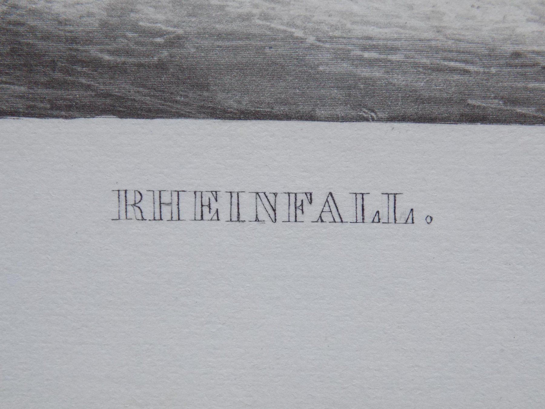 Stiche: Rheinfall Aquatinta – Gebraucht aus Risch von Rischli15 2