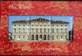 HOI WIEN! BLOCK MIT DREI MARKEN ** POSTFRISCH ** - I33