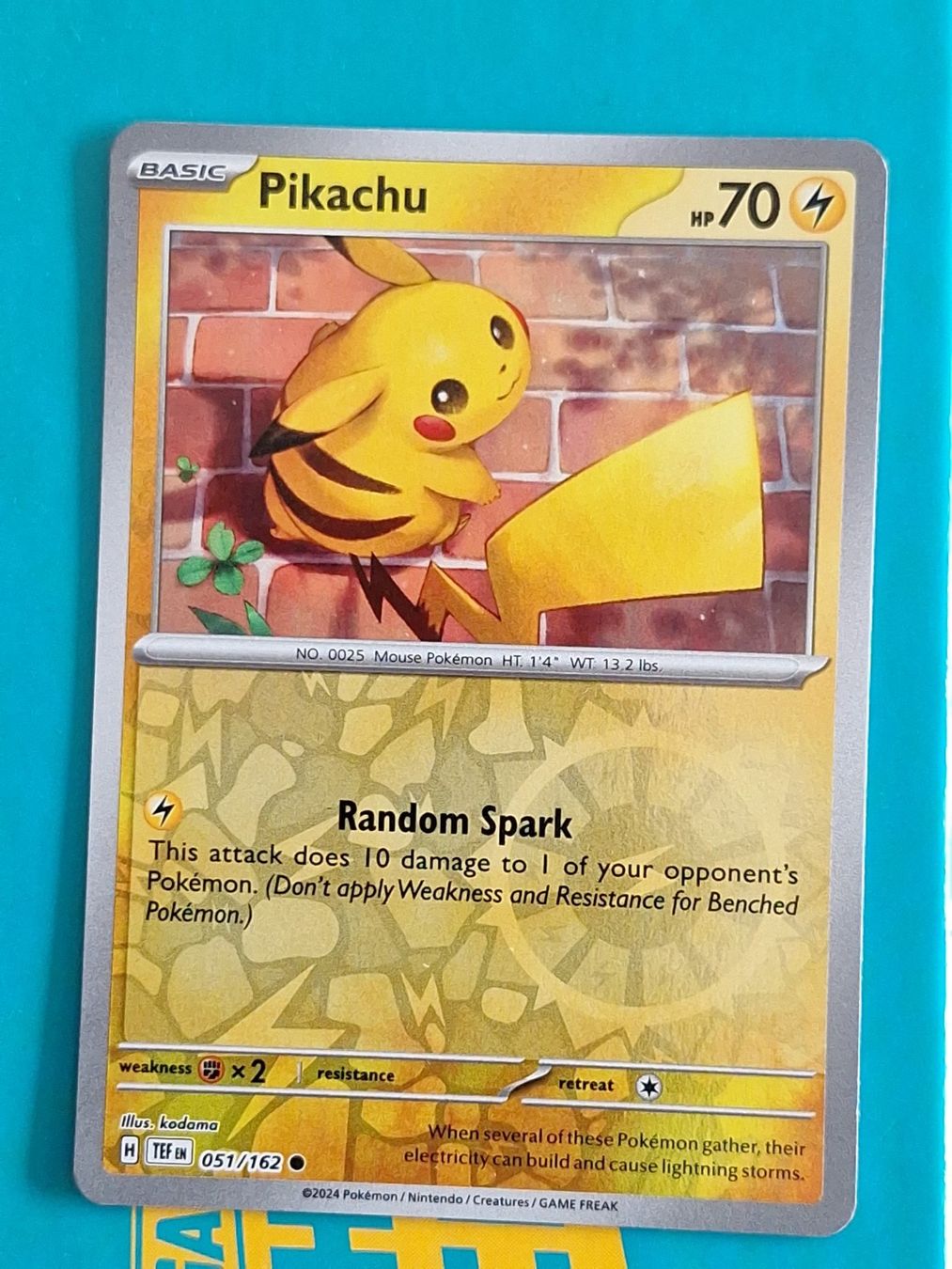 Pokémon Carte collezionabili: Pikachu - Pokemon Temporal Forces Reverse Holo - #2.6 – Usato da Altstätten SG venduto da GGsGameshop