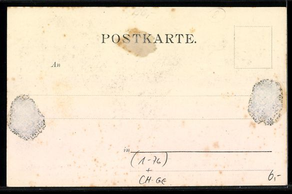 Cartoline postali: Genf, Rue de Montblanc mit Transport-Pfe – Usato da Berlin venduto da bartko-reher 1