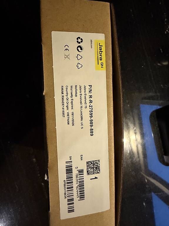 Jabra Cuffie: Jabra Evolve2 75 mit Ladestation – Usato da Horgen venduto da thechiya 4