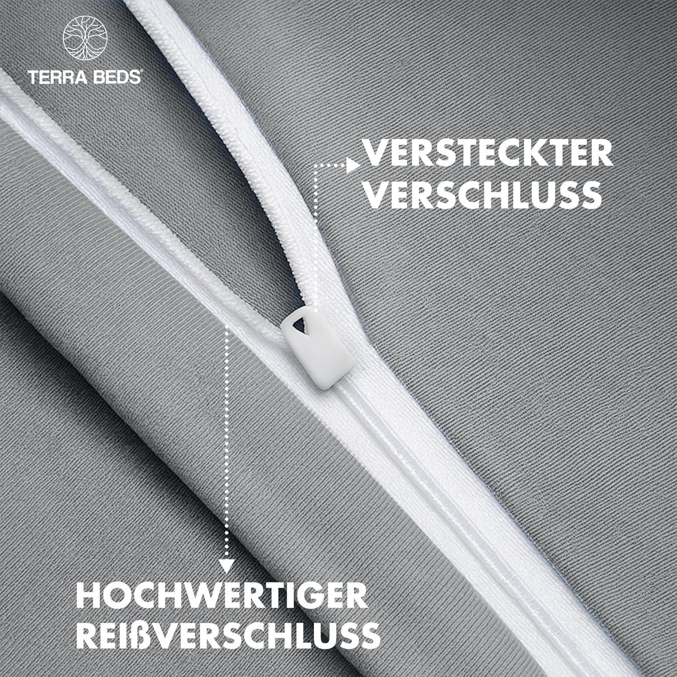 Biancheria da letto: Bettwäsche 135x200 Baumwolle Polyester Grau – Nuovo e nell'imballaggio originale da Suhr venduto da TradeMasters 4