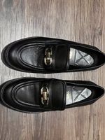 Schuhe Zara Loafer schwarz Schnalle Grösse 41 neu