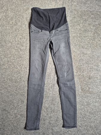 Pantalon de grossesse gris Mama, taille 36, skinny