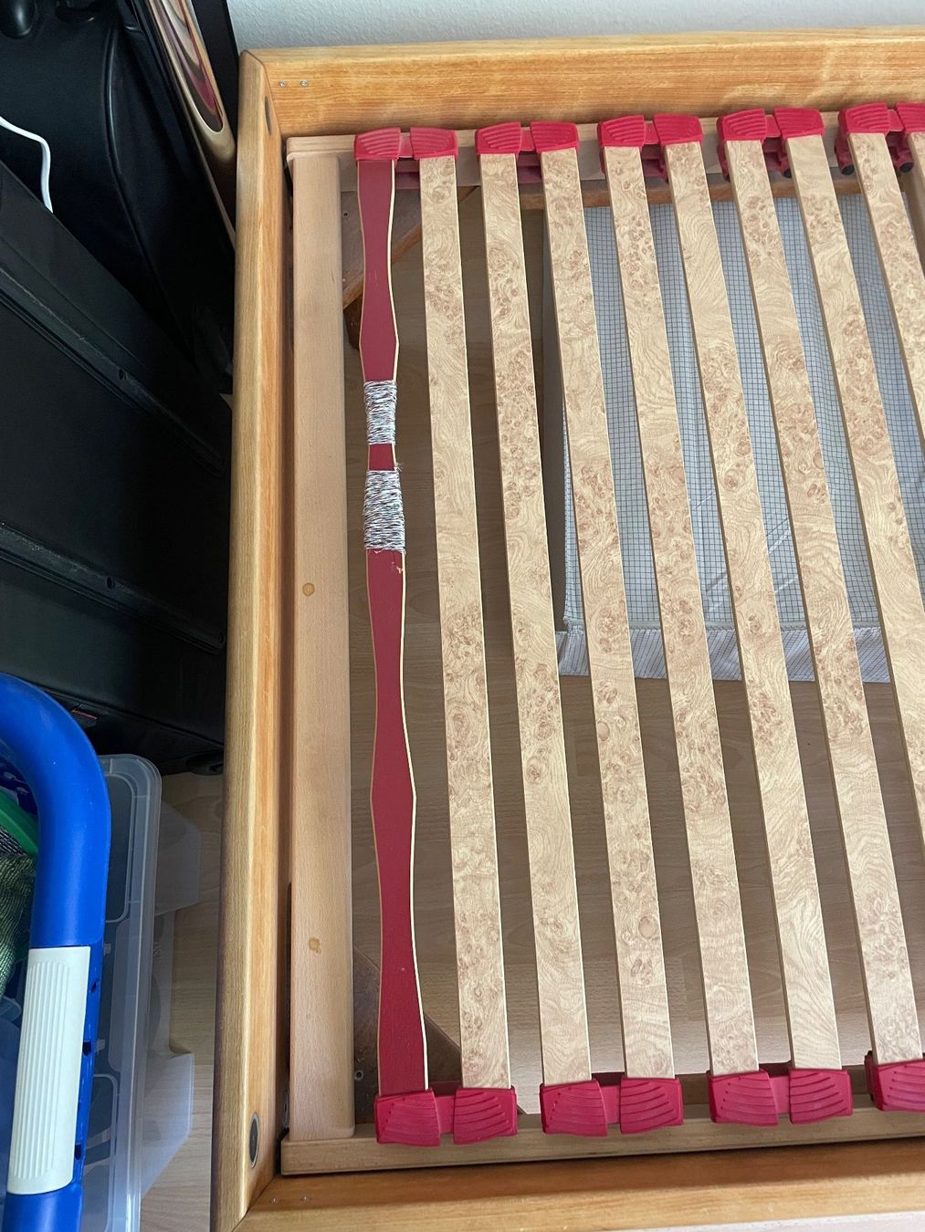 Letti: Komplettes Hartholzbett 1 x 2 m – Usato da Oberwil BL venduto da cor_286p 6