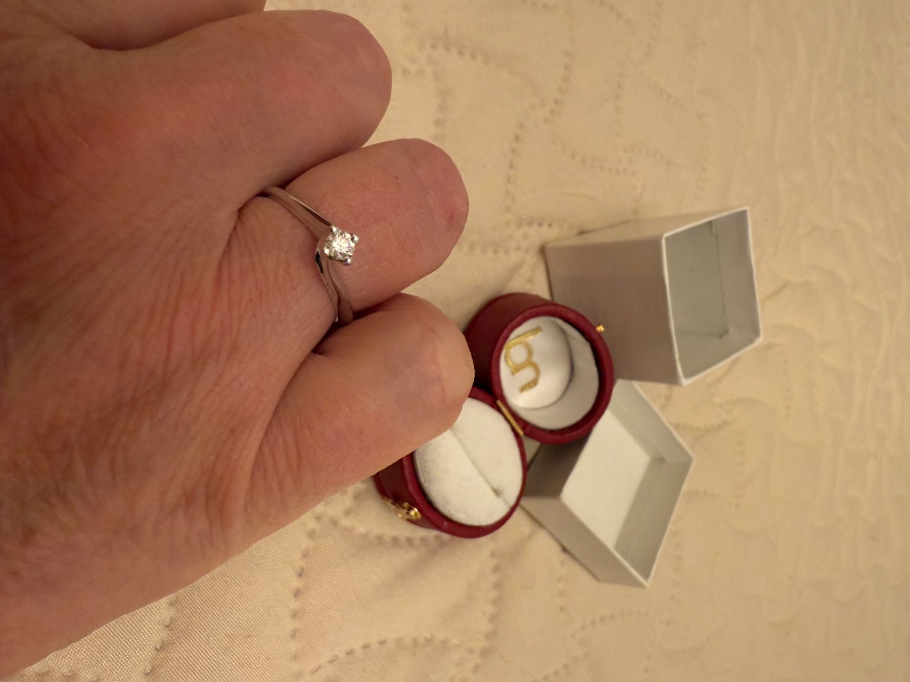 Anelli: Brillanten  Ring Gold 18 Karat – Nuovo e nell'imballaggio originale da Allschwil venduto da Figidindia 1