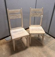 2x Holzstuhl Shabby Vintage Designerstuhl