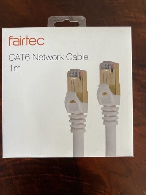 Cavi: 1 Stück fairtec CAT6 Network Cable 1 m – Nuovo e nell'imballaggio originale da Kreuzlingen venduto da Muschel64
