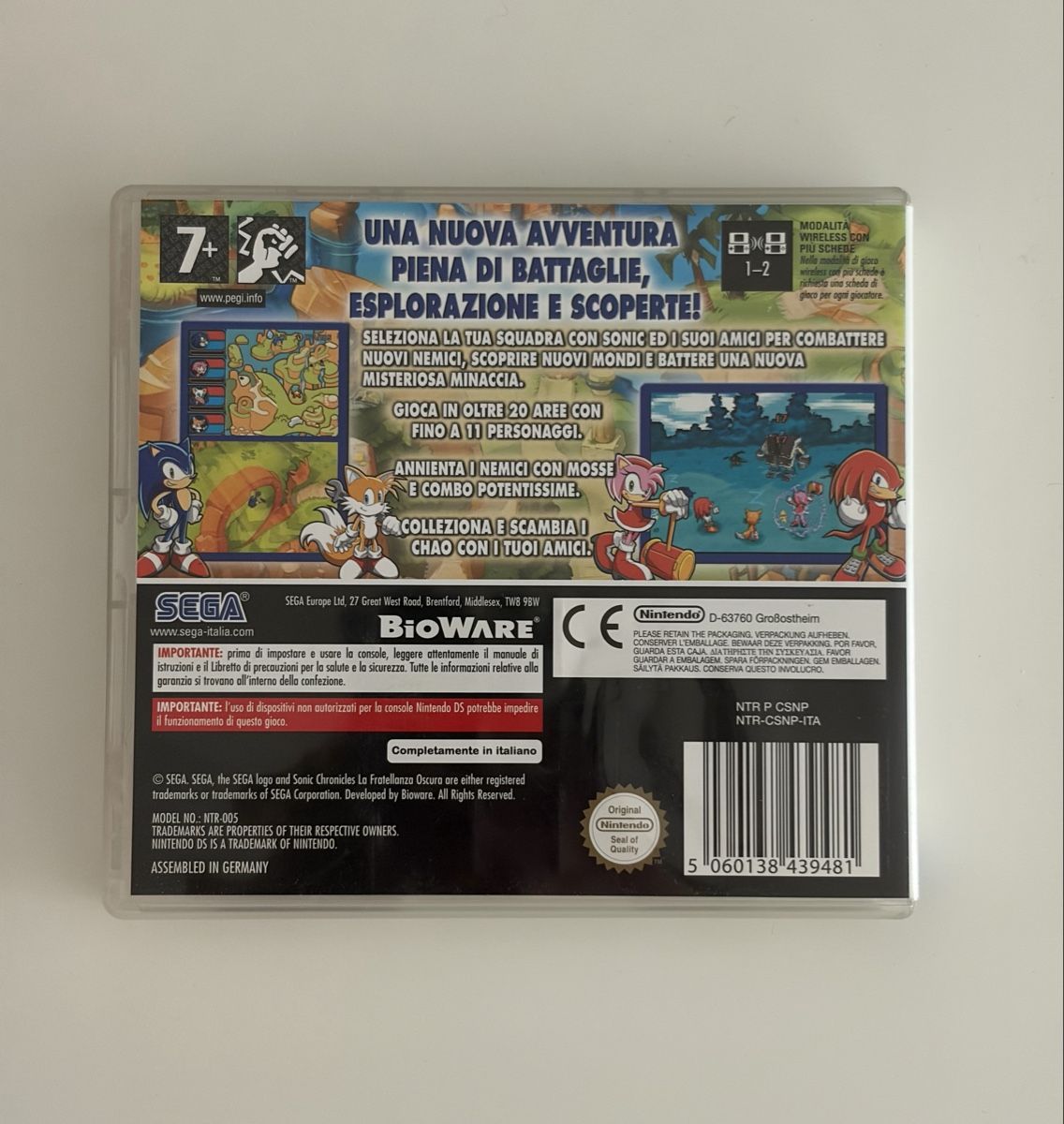 Sonic Spiele: Sonic Chronicles Nintendo DS – Gebraucht aus Arbedo von sim_dp62 1