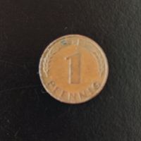 1 Pfennig Münze Deutschland 1950