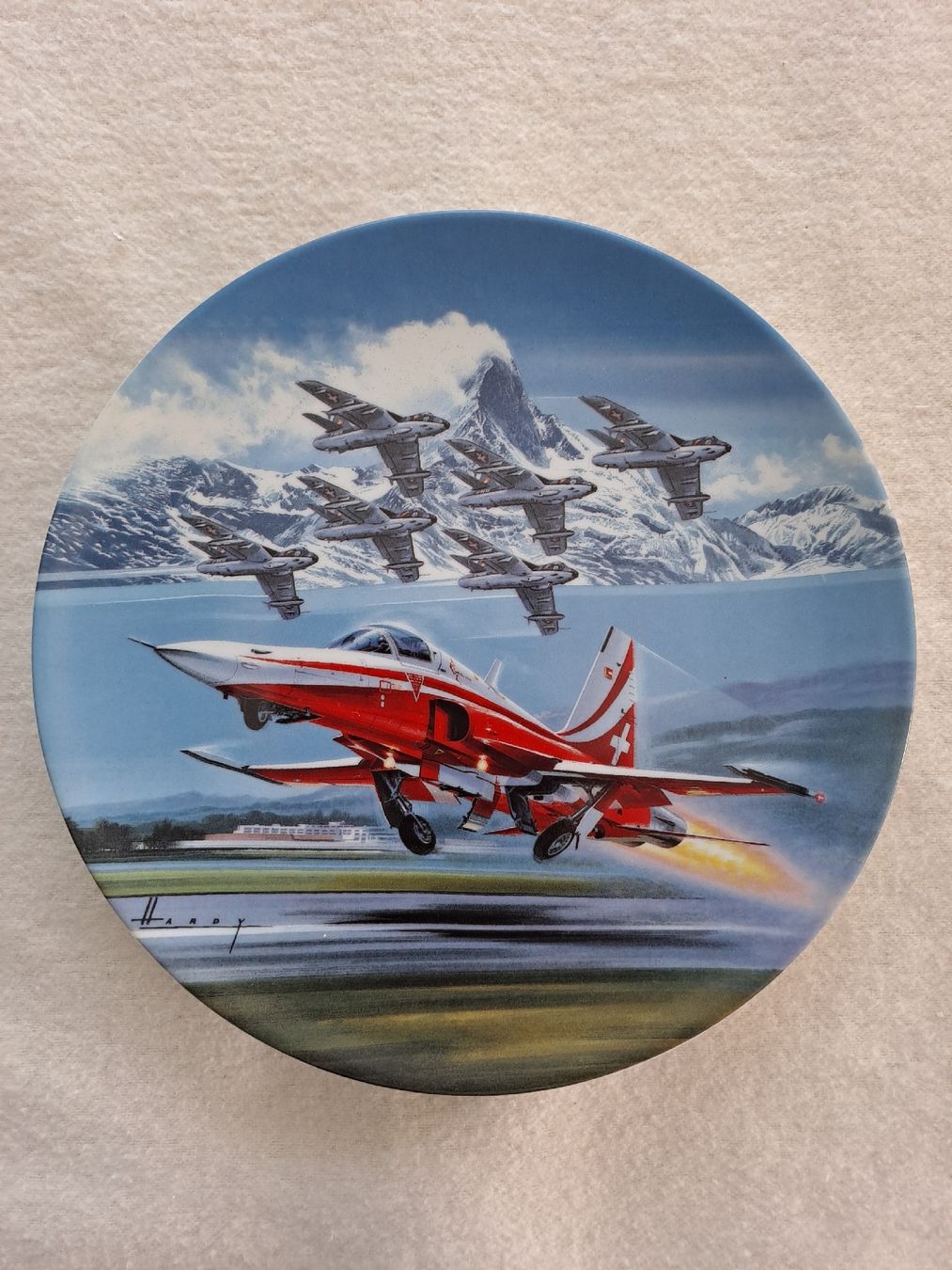 Piatti: 8 Sammelteller der Patrouille Suisse – Nuovo (secondo la descrizione) da Umiken venduto da Rider56 2
