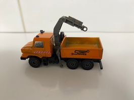 Majorette Mercedes-Benz Zetros LKW Ladekran 205
