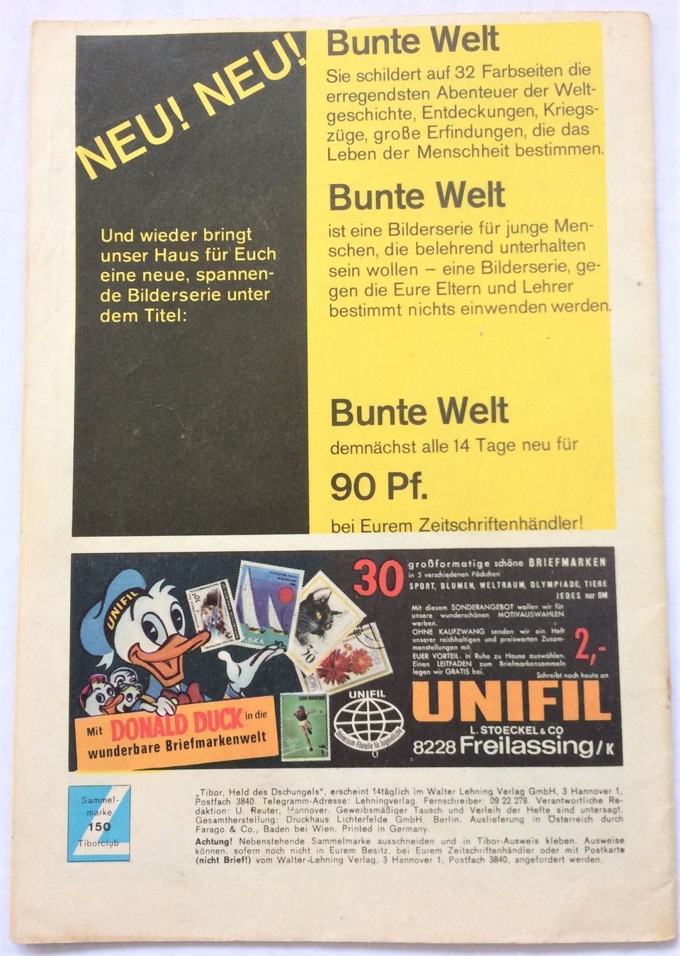 Fumetti: TIBOR - HELD DES DSCHUNGELS - Nr.150 – Usato da Schaffhausen venduto da durruti 4