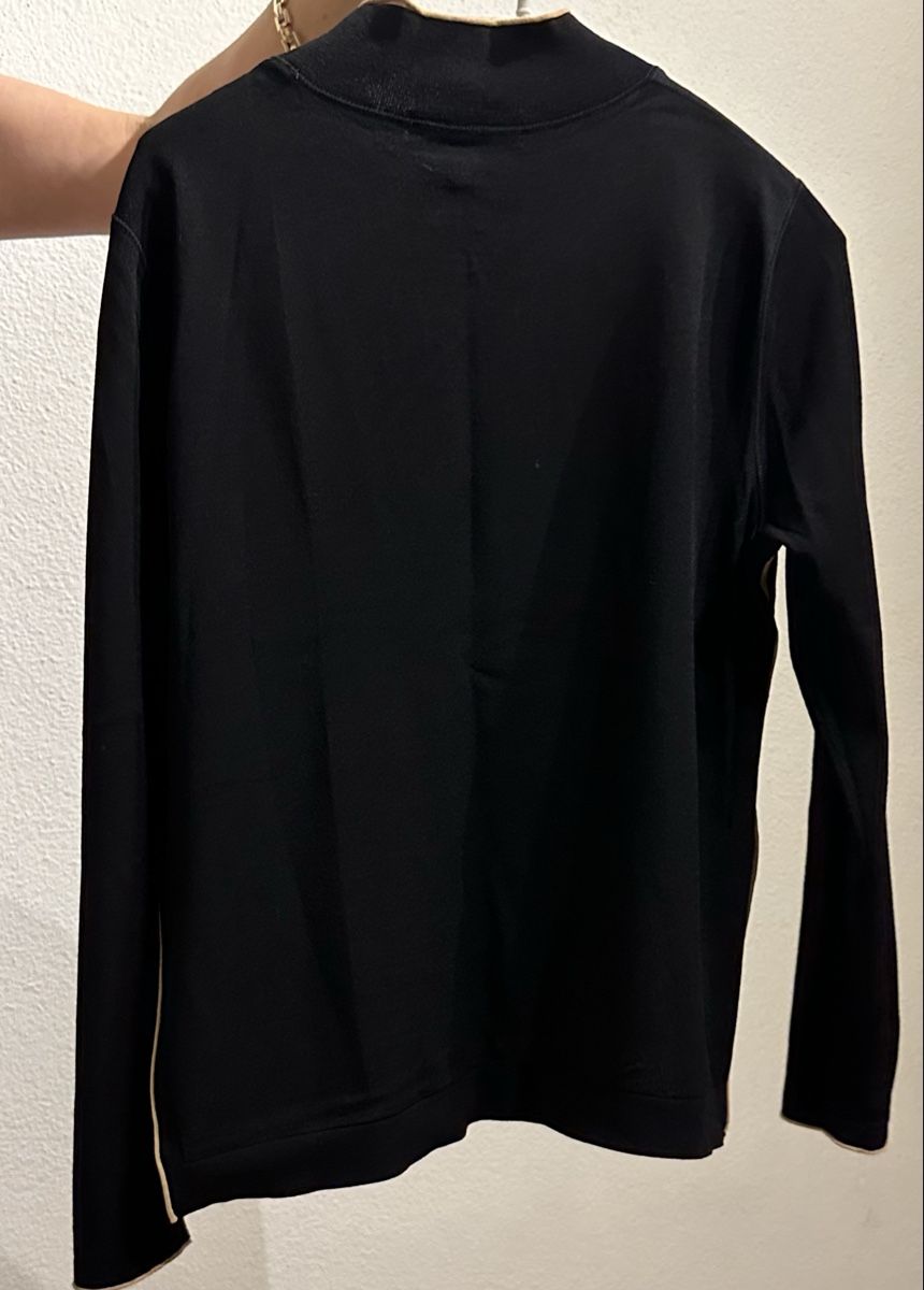 Marc Cain Pullover & Sweatshirts: Marc Cain Damenpullover Gr. 3 Schwarz Beige Rollkragen – Neu und originalverpackt aus Wilen b. Wollerau von lia_9v87 2