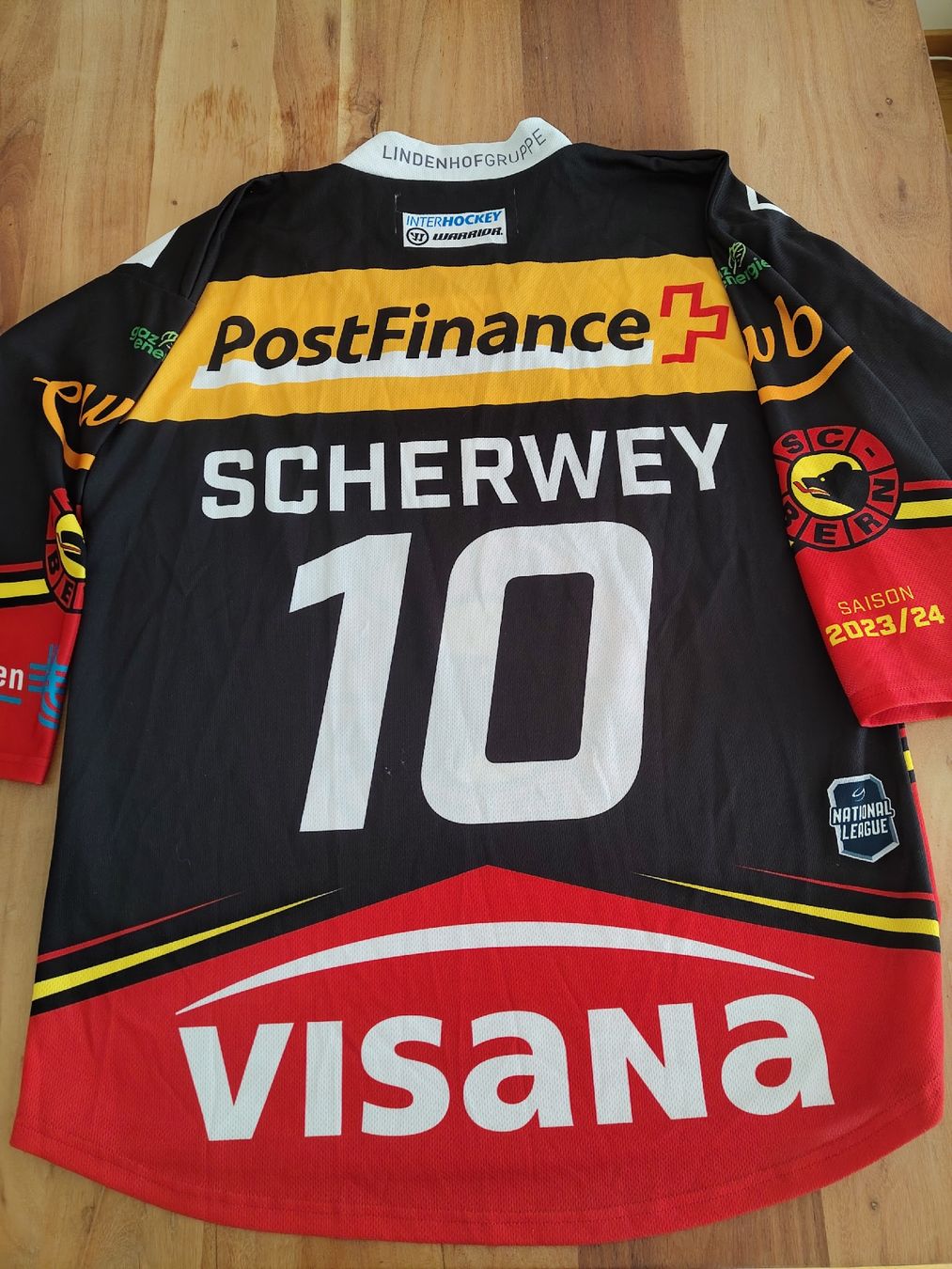 SC Bern Leibchen & Hosen: Trikot SCB Scherwey #10 Grösse M – Gebraucht aus Bern von mwa_xj5p