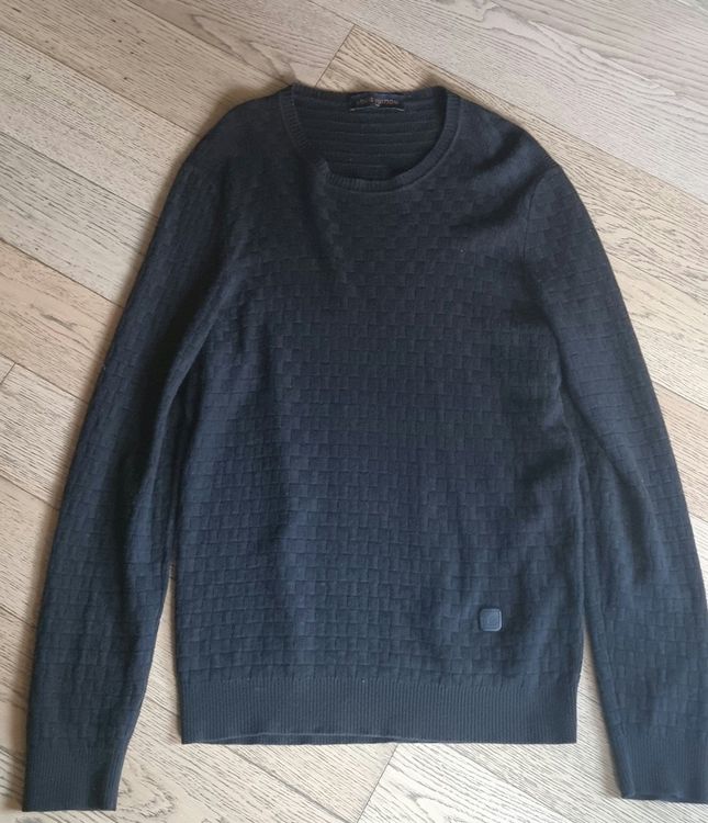 Louis Vuitton, Damier Pullover, Schwarz