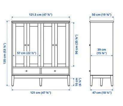 Ikea Vetrine: Vitrine IDANÄS - IKEA – Usato da Oberentfelden venduto da angelheart71 3