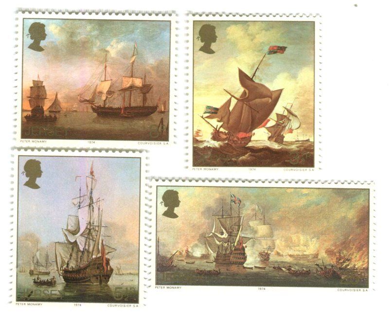 Alle Briefmarken: Briefmarken "Schiffe". Jersey – Neu und originalverpackt aus Basel von Butsch5