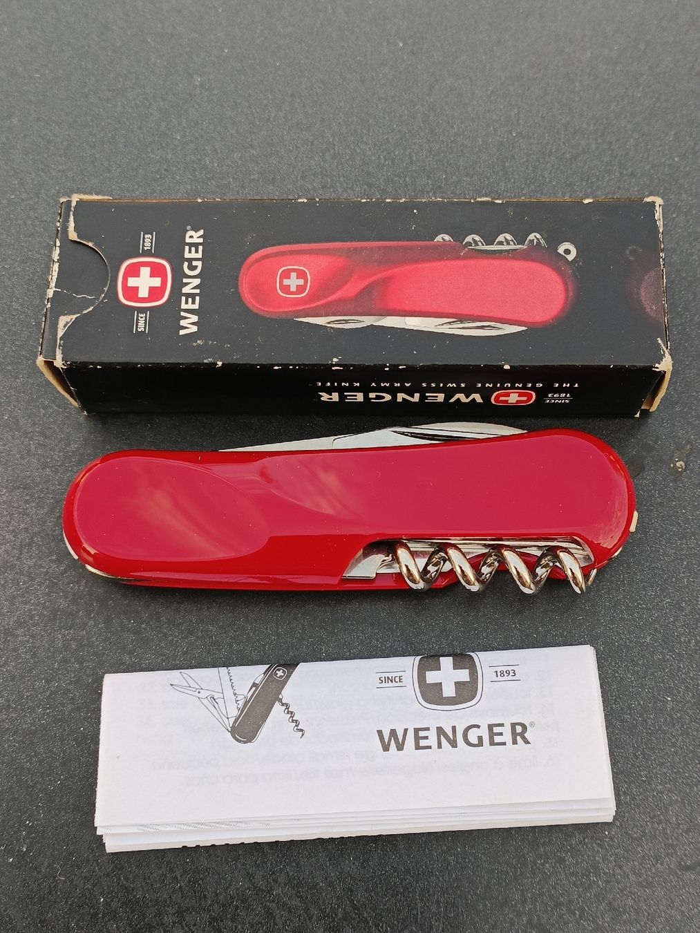Wenger Coltelli tascabile: Sackmesser Wenger Delemont Evolution serie - Trottet Cafes – Nuovo (secondo la descrizione) da Brugg AG venduto da Ente015 1
